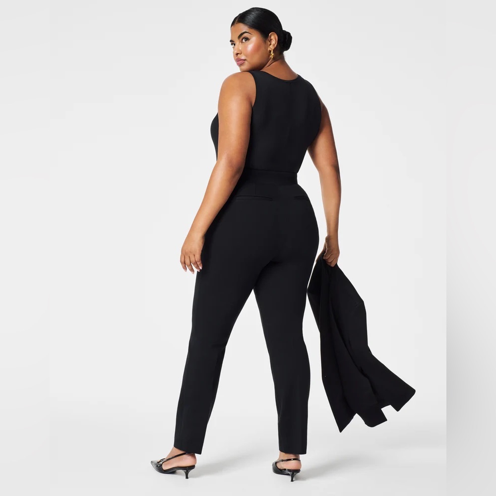 ❄️ Spanx 20777 The Perfect Pant, Button Tapered Ankle - Picture 2 of 4
